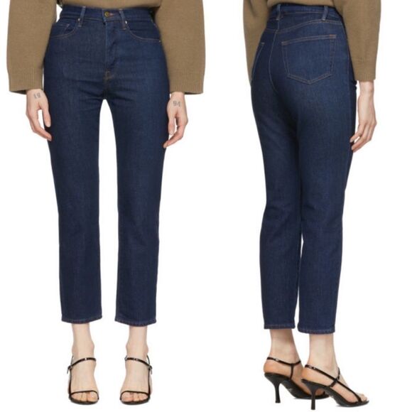 FRAME denim the Le Original dark wash straight leg jean w/ button fly size‎ 26 - Picture 1 of 8